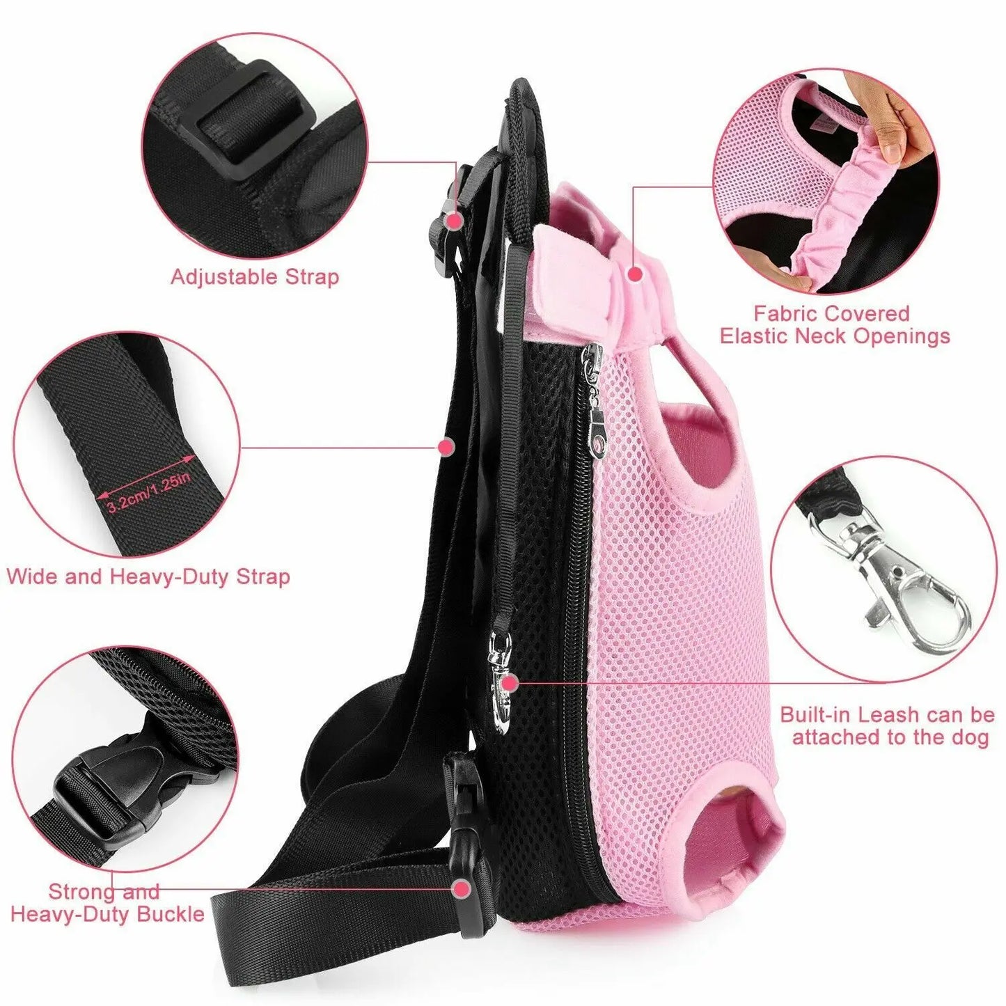 Pet Backpack Carrier For Small Dogs and Cats
